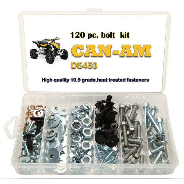 120pc Bolt kit CAN-AM DS 450 ATV DS450 MX XC X Fenders Body Engine