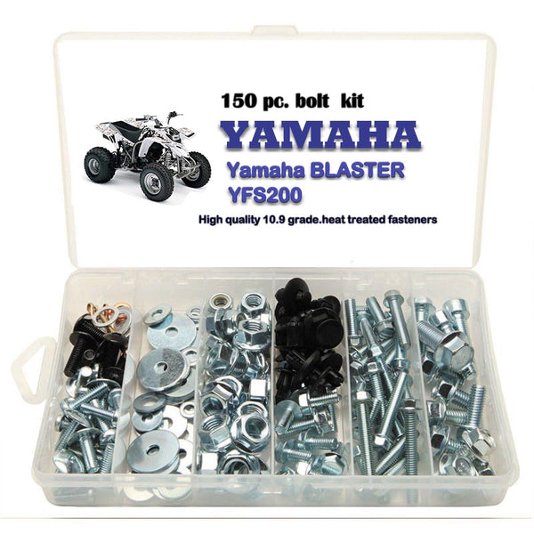 150pc YAMAHA BLASTER YFS200 ATV Bolt Kit For Plastic Body Engine Lug Nuts Bumper
