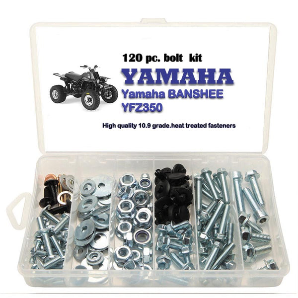 120pc Bolt kit Yamaha Banshee  YFZ350 ATV Body Plastic Fenders Frame Engine Pipes